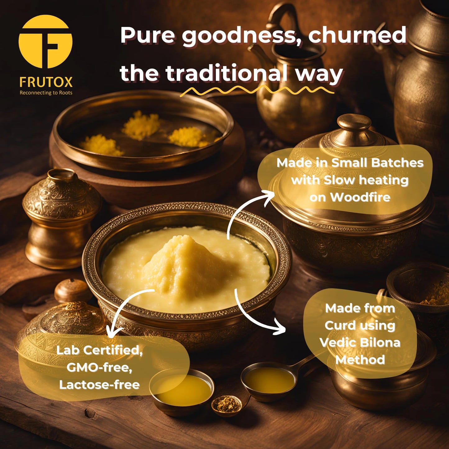 A2 Desi Cow Bilona Ghee – Hand-Churned, Traditional