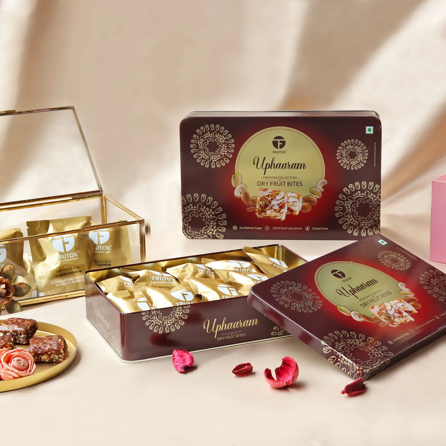 Uphaaram – Premium Gifting Box of 20 Dry Fruit Bites